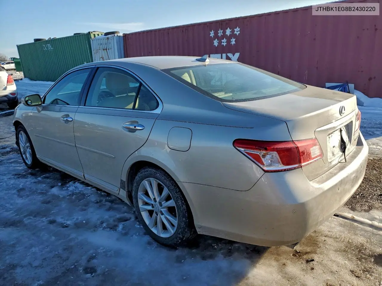 JTHBK1EG8B2430220 2011 Lexus Es 350