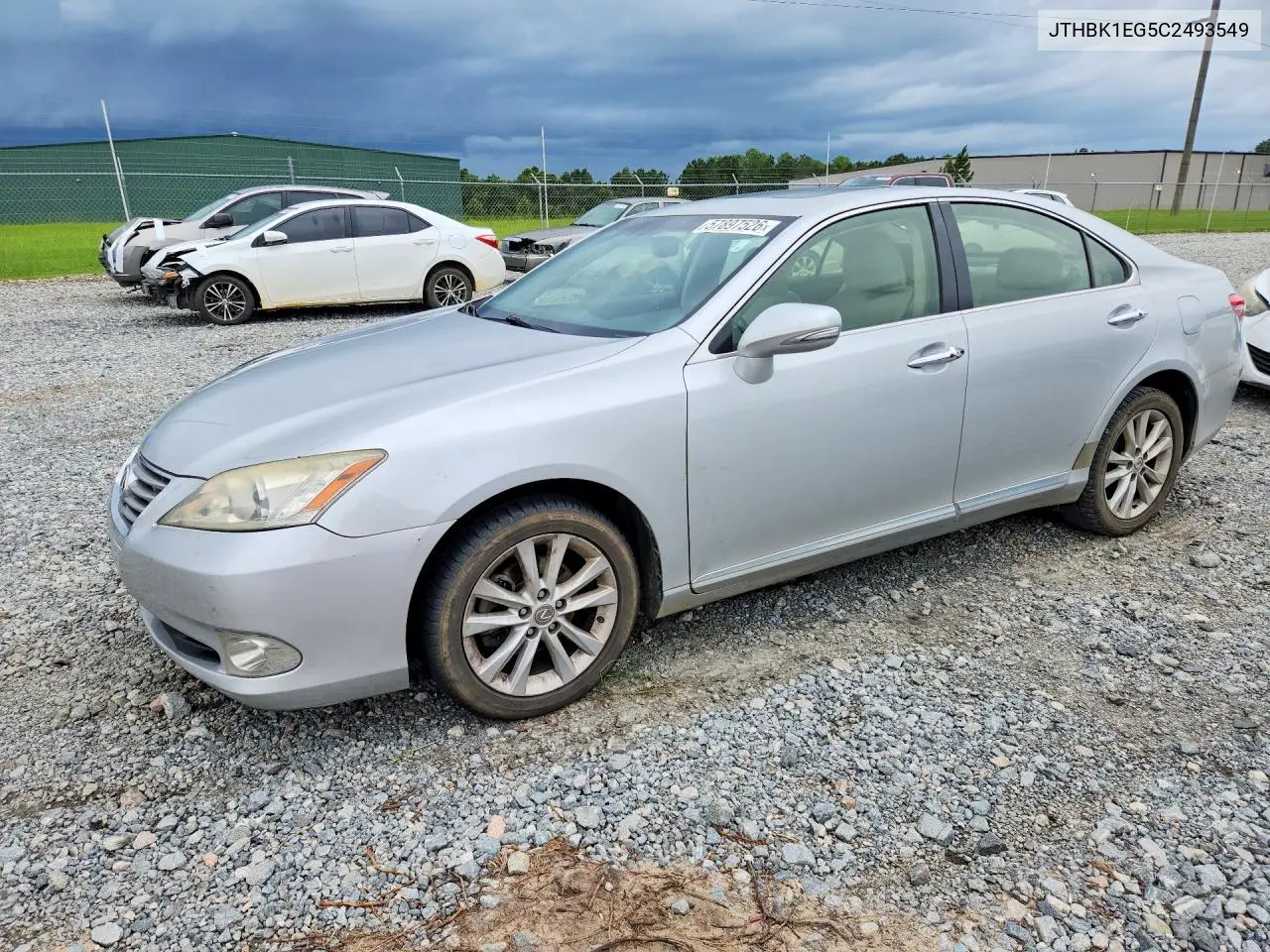 2012 Lexus Es 350 VIN: JTHBK1EG5C2493549 Lot: 57897526