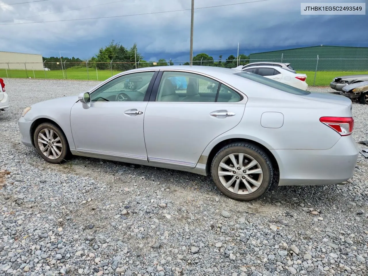 2012 Lexus Es 350 VIN: JTHBK1EG5C2493549 Lot: 57897526