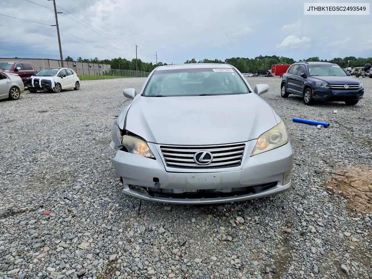 2012 Lexus Es 350 VIN: JTHBK1EG5C2493549 Lot: 57897526