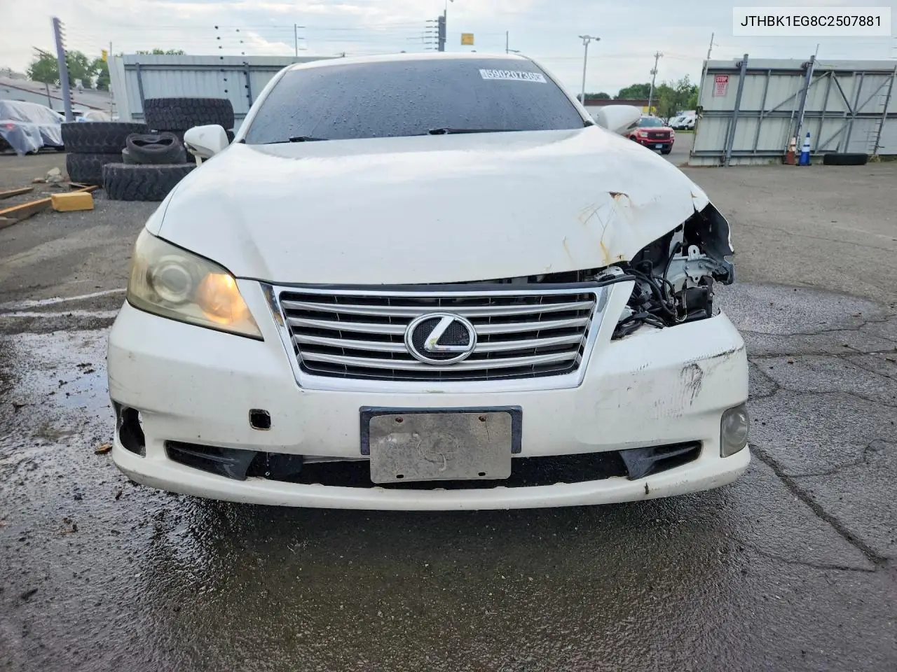 2012 Lexus Es 350 VIN: JTHBK1EG8C2507881 Lot: 59020736