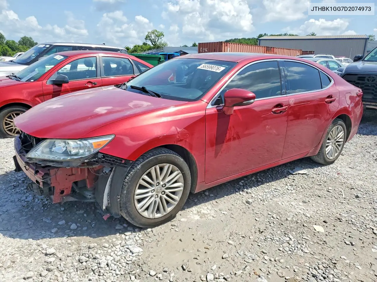 2013 Lexus Es 350 VIN: JTHBK1GG7D2074973 Lot: 56599076