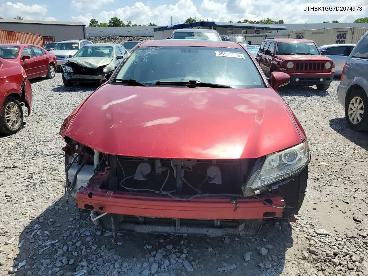 2013 Lexus Es 350 VIN: JTHBK1GG7D2074973 Lot: 56599076
