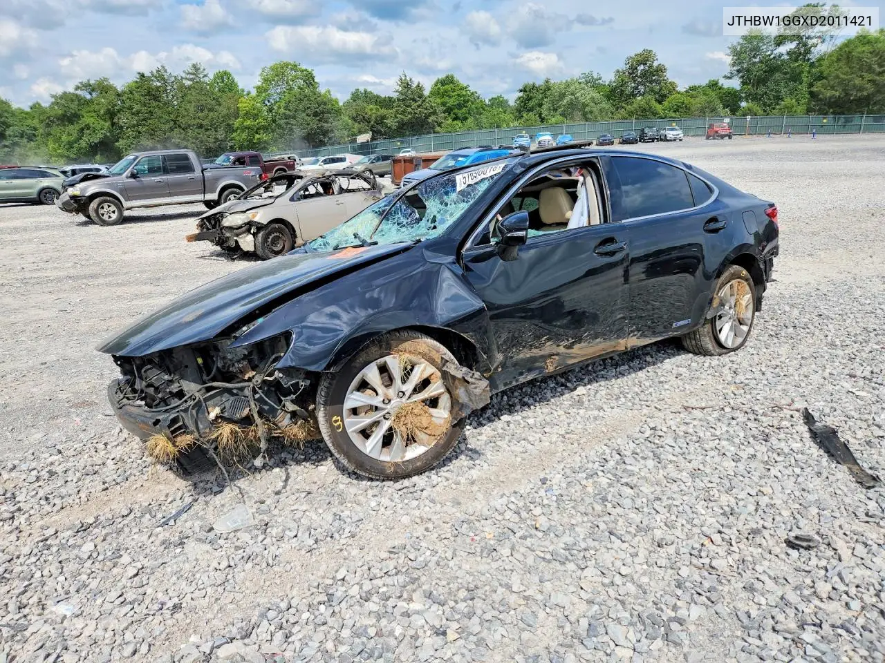 2013 Lexus Es 300H VIN: JTHBW1GGXD2011421 Lot: 57696016