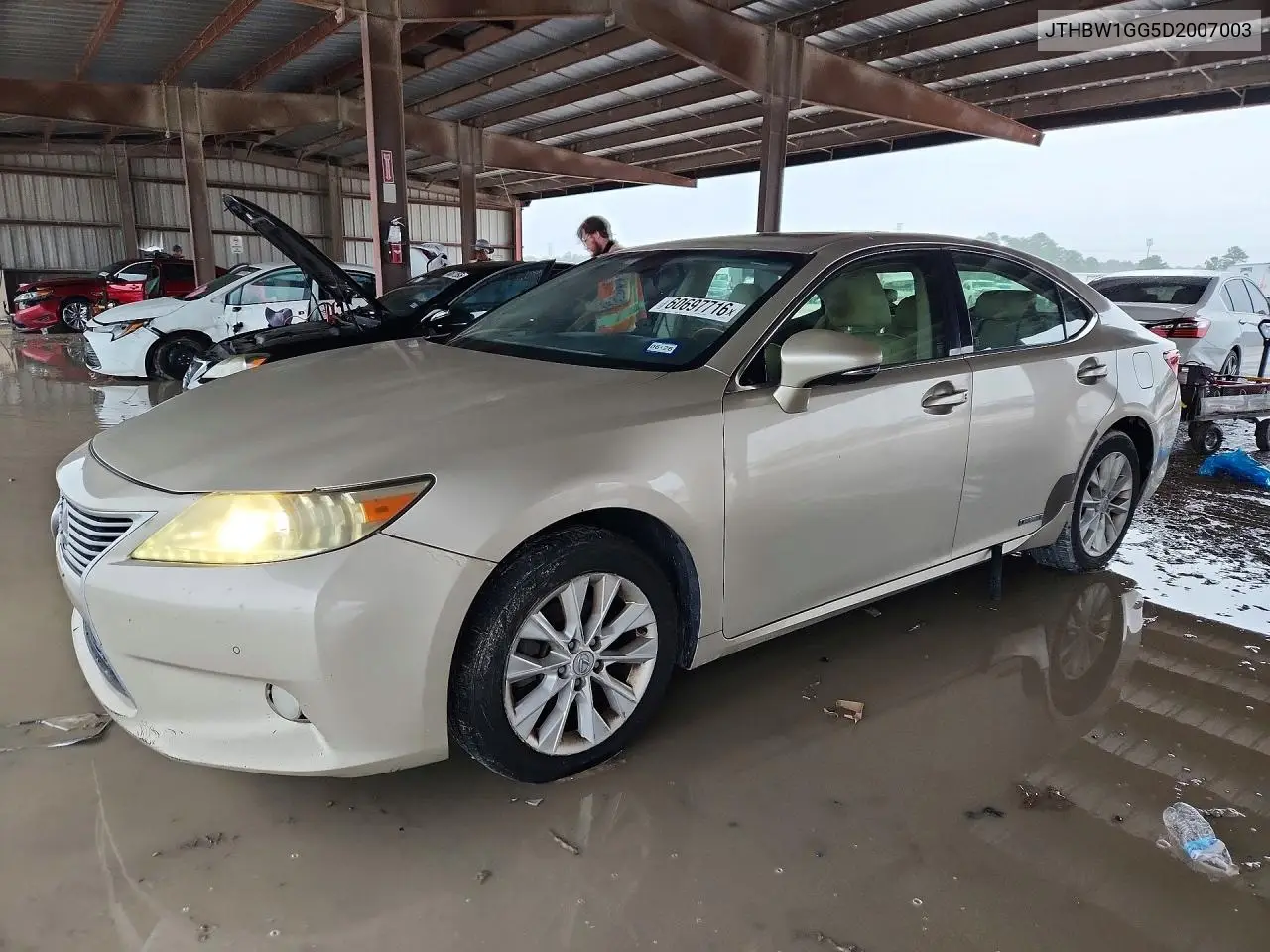 2013 Lexus Es 300H VIN: JTHBW1GG5D2007003 Lot: 60697716