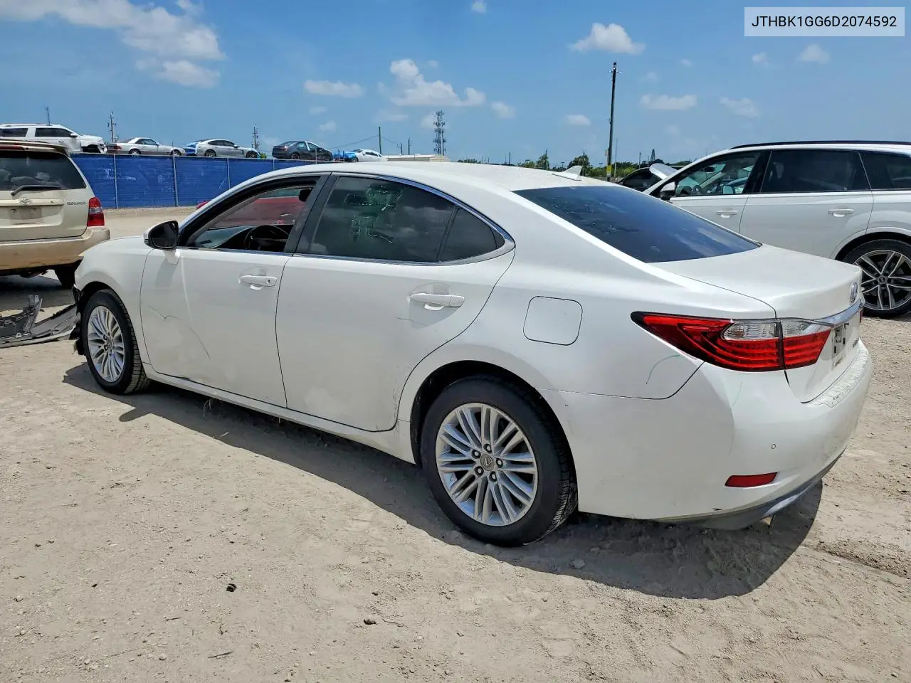 2013 Lexus Es 350 VIN: JTHBK1GG6D2074592 Lot: 61765926