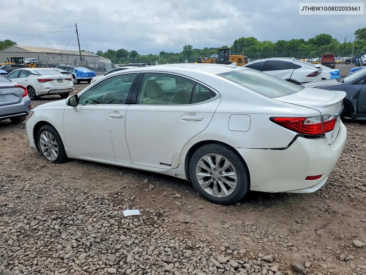 2013 Lexus Es 300H VIN: JTHBW1GG8D2033661 Lot: 61922716