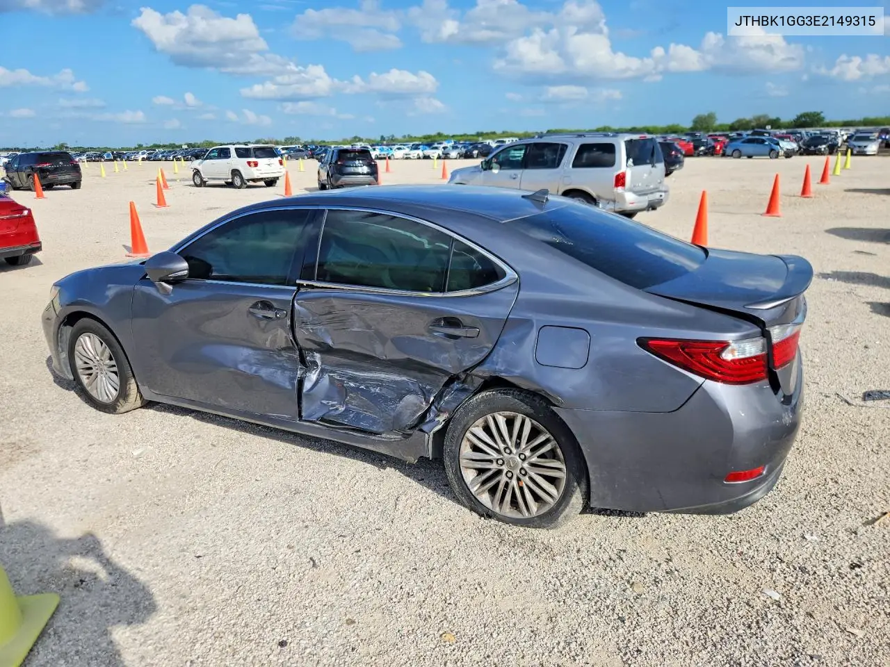 2014 Lexus Es 350 VIN: JTHBK1GG3E2149315 Lot: 56691916