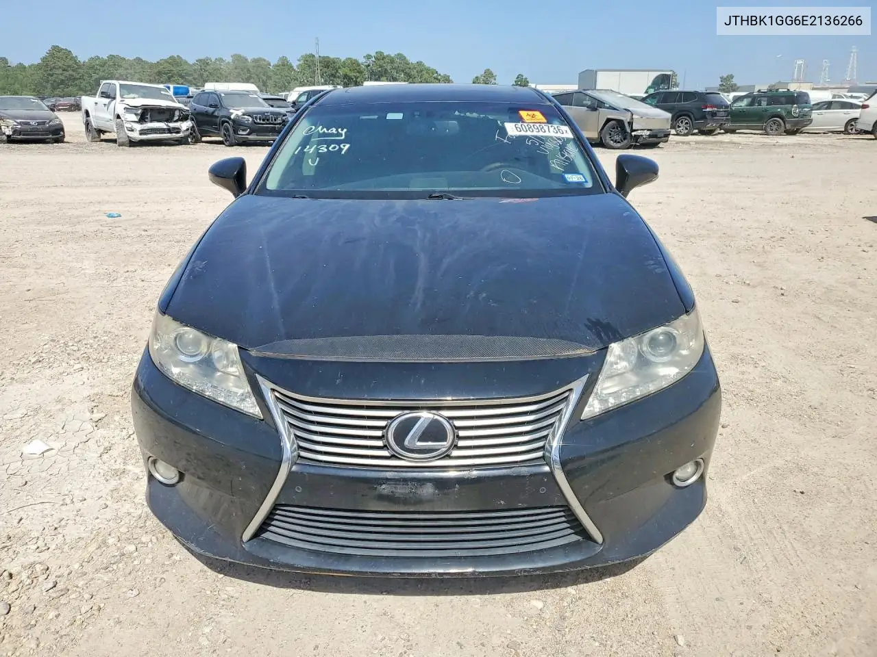 2014 Lexus Es 350 VIN: JTHBK1GG6E2136266 Lot: 60898736