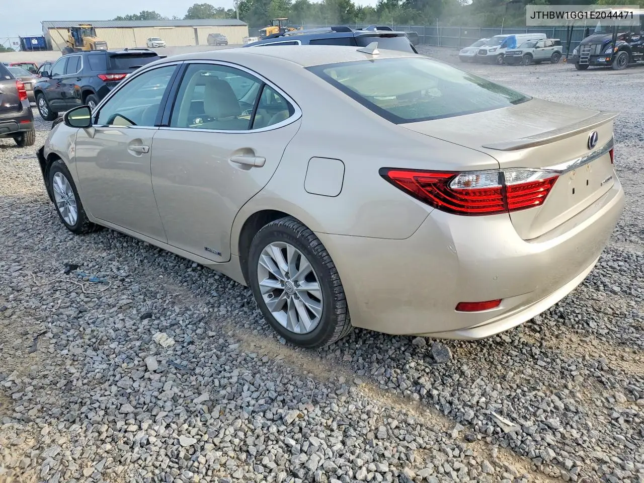 2014 Lexus Es 300H VIN: JTHBW1GG1E2044471 Lot: 61372406