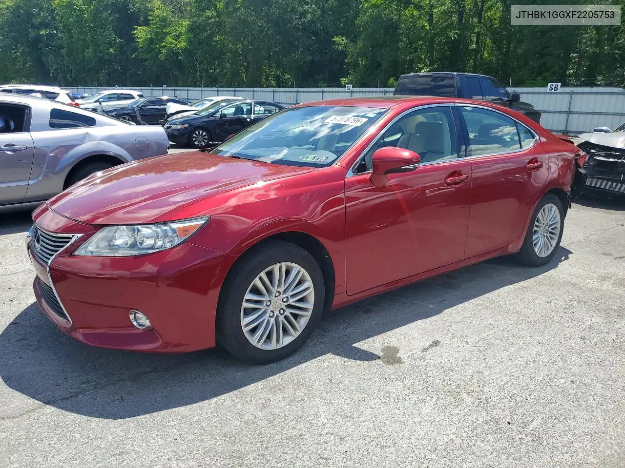 2015 Lexus Es 350 VIN: JTHBK1GGXF2205753 Lot: 57378796