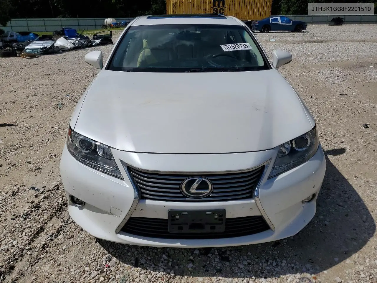 2015 Lexus Es 350 VIN: JTHBK1GG8F2201510 Lot: 57528736