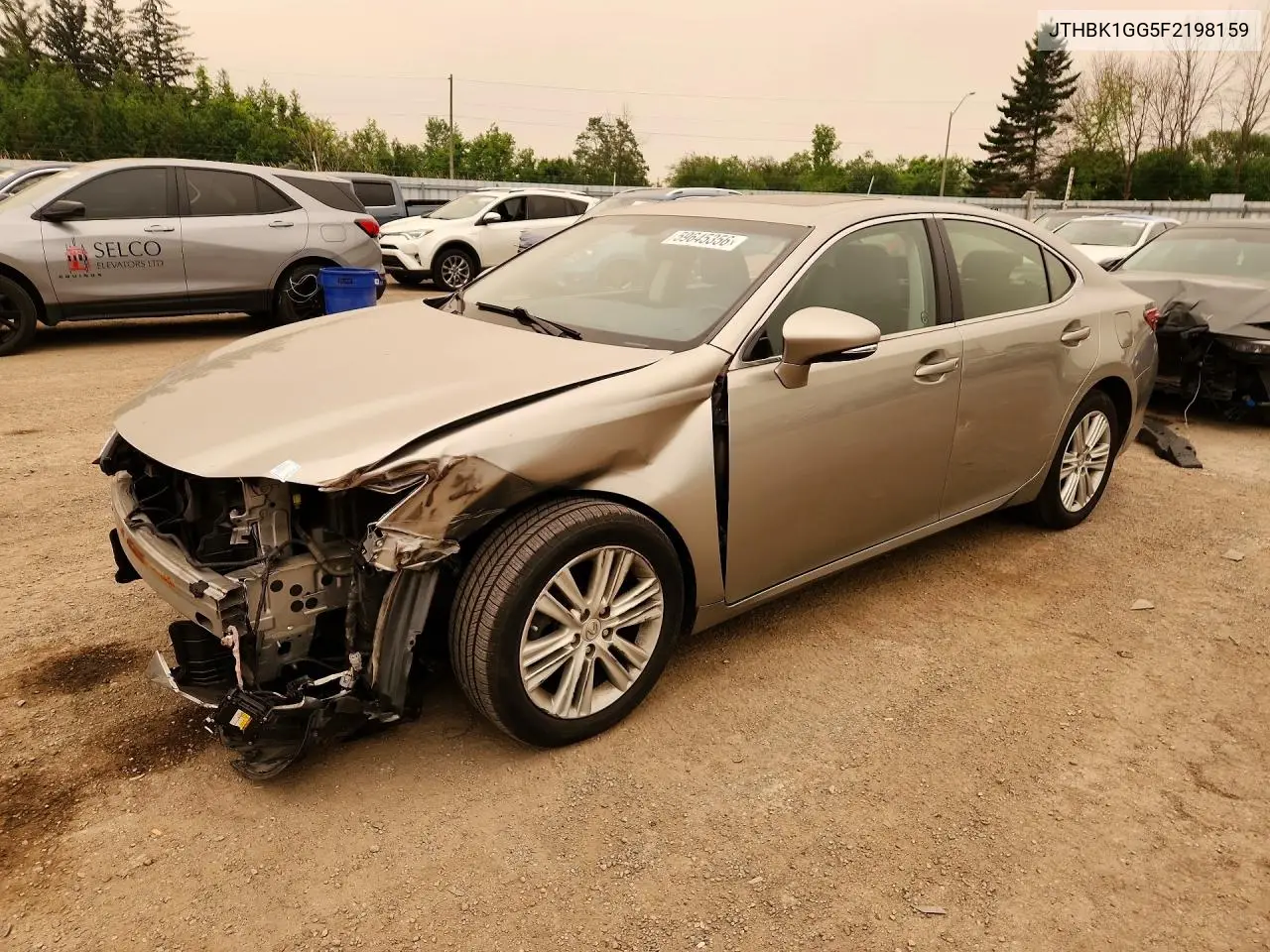 2015 Lexus Es 350 VIN: JTHBK1GG5F2198159 Lot: 59645356