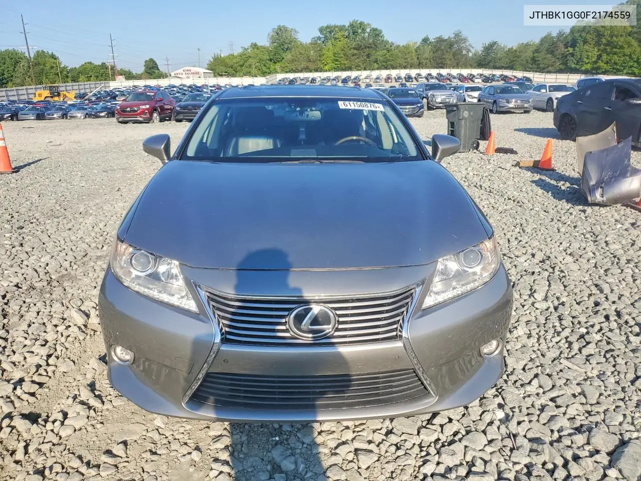 2015 Lexus Es 350 VIN: JTHBK1GG0F2174559 Lot: 61150876