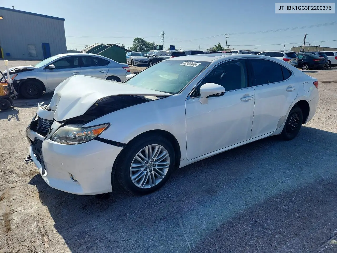 2015 Lexus Es 350 VIN: JTHBK1GG3F2200376 Lot: 61185406