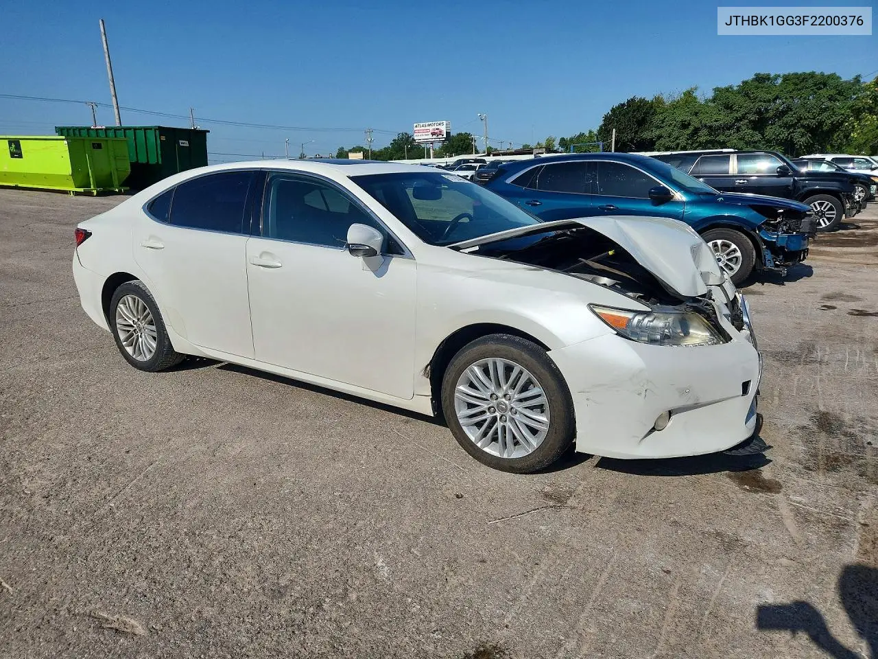 2015 Lexus Es 350 VIN: JTHBK1GG3F2200376 Lot: 61185406