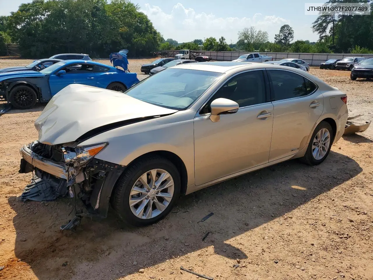 2015 Lexus Es 300H VIN: JTHBW1GG7F2077489 Lot: 61603366