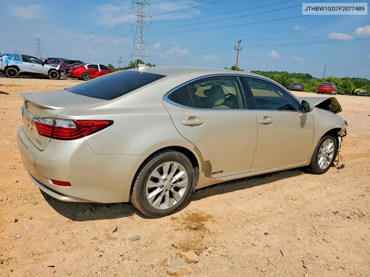 2015 Lexus Es 300H VIN: JTHBW1GG7F2077489 Lot: 61603366