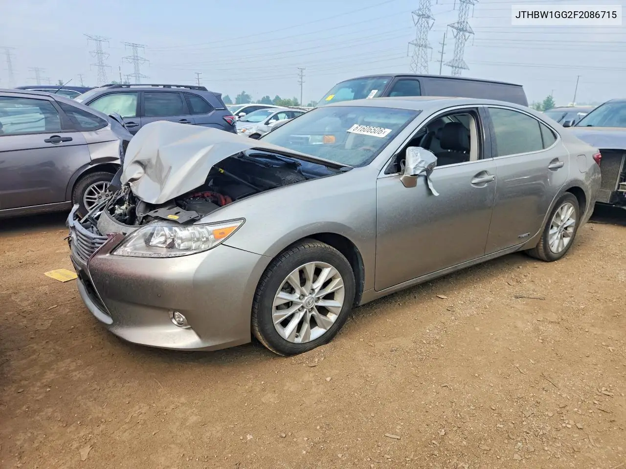 2015 Lexus Es 300H VIN: JTHBW1GG2F2086715 Lot: 61606506