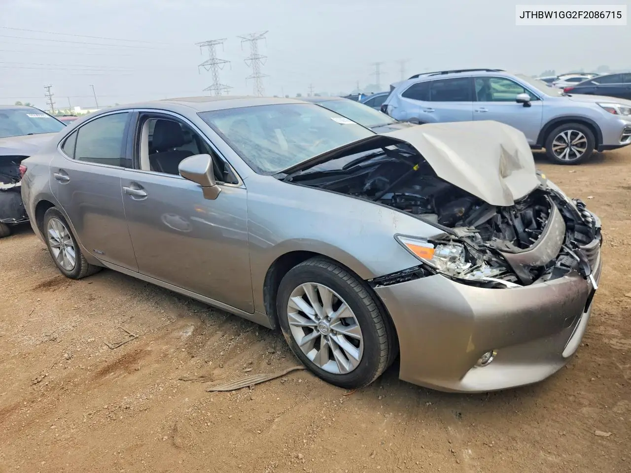 2015 Lexus Es 300H VIN: JTHBW1GG2F2086715 Lot: 61606506