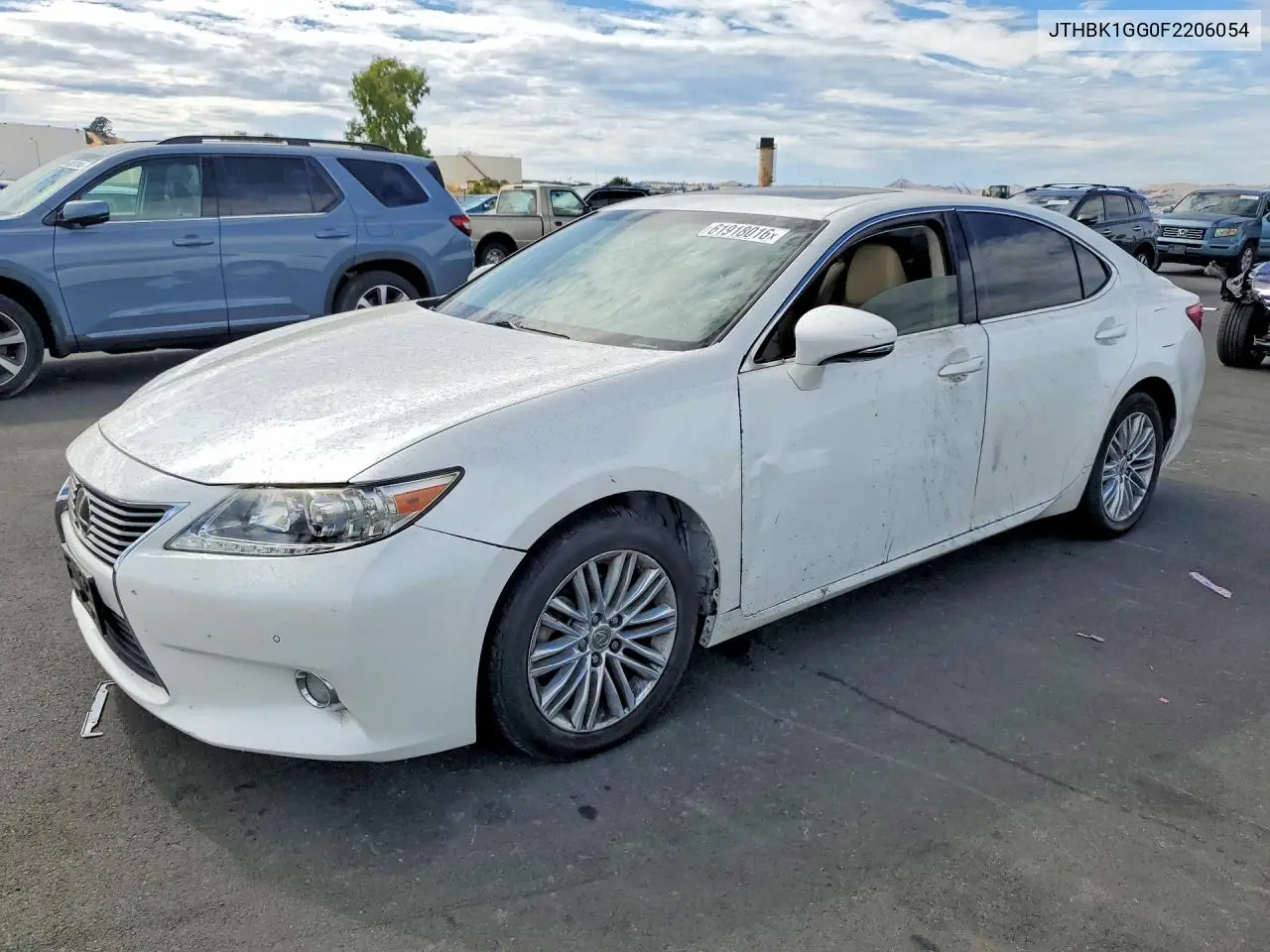 2015 Lexus Es 350 VIN: JTHBK1GG0F2206054 Lot: 61918016