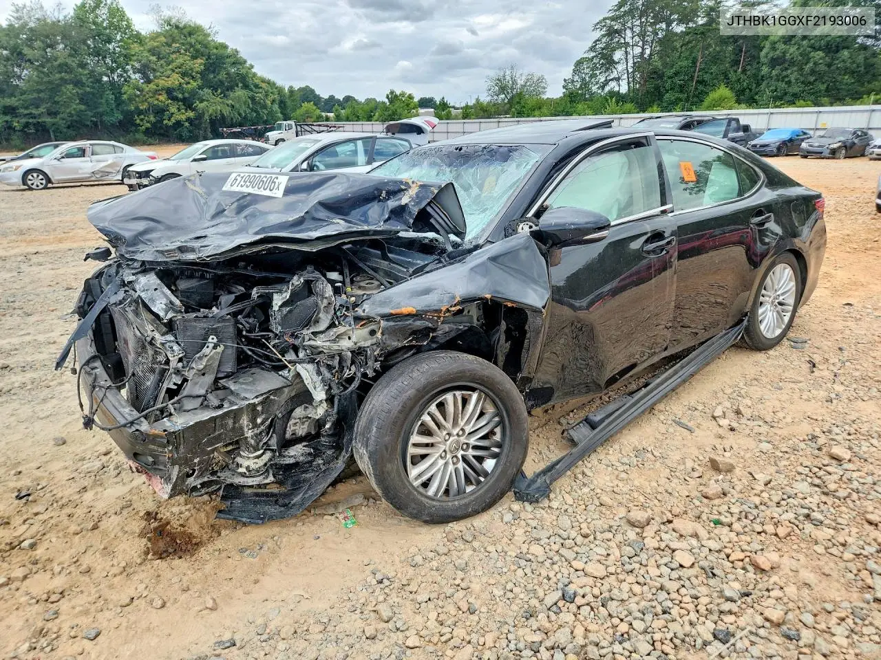 2015 Lexus Es 350 VIN: JTHBK1GGXF2193006 Lot: 61990606