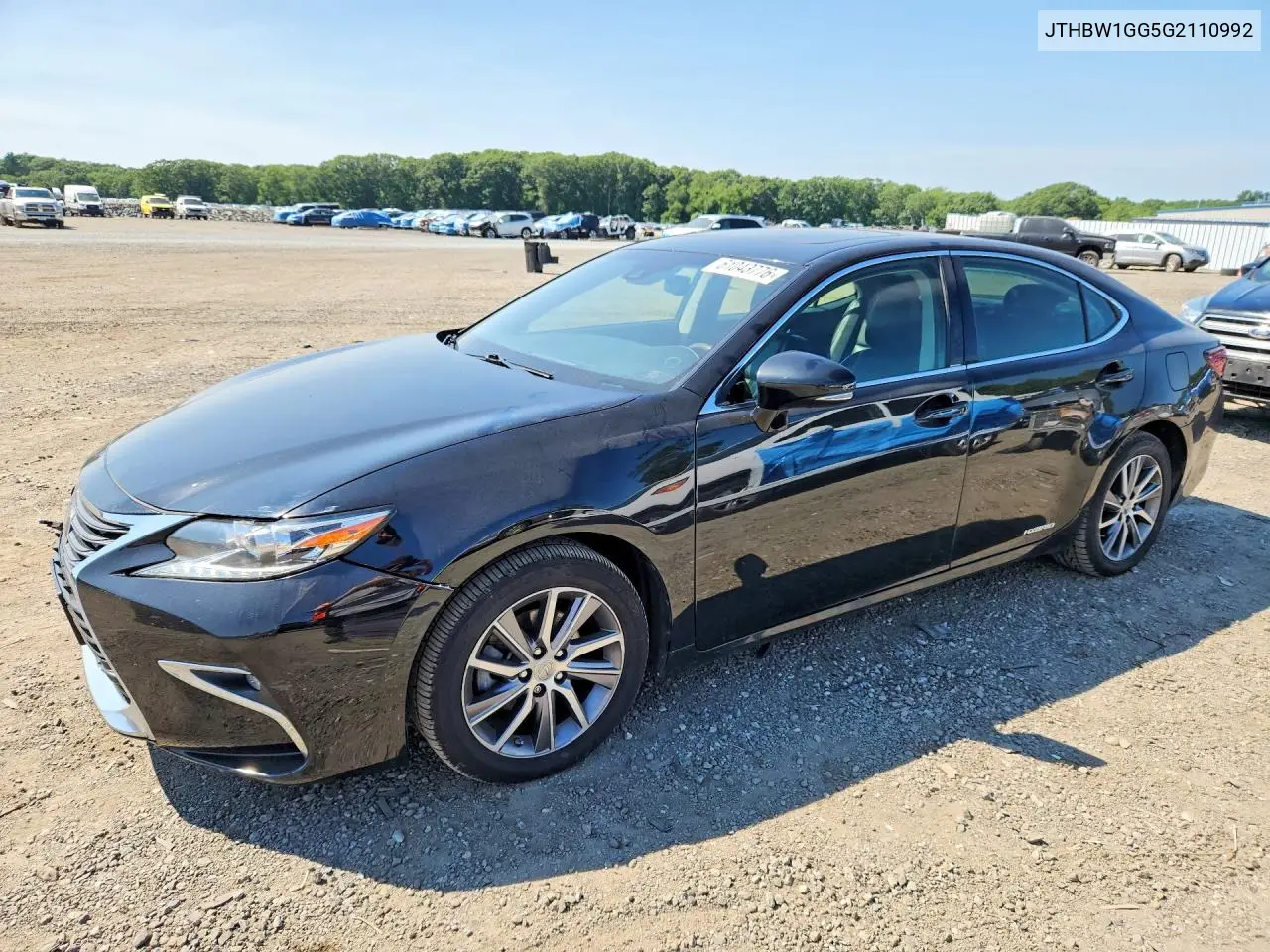 2016 Lexus Es 300H VIN: JTHBW1GG5G2110992 Lot: 61043776