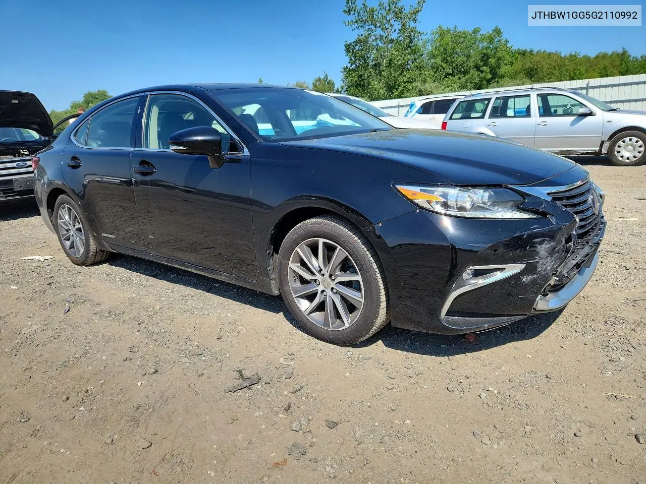 2016 Lexus Es 300H VIN: JTHBW1GG5G2110992 Lot: 61043776