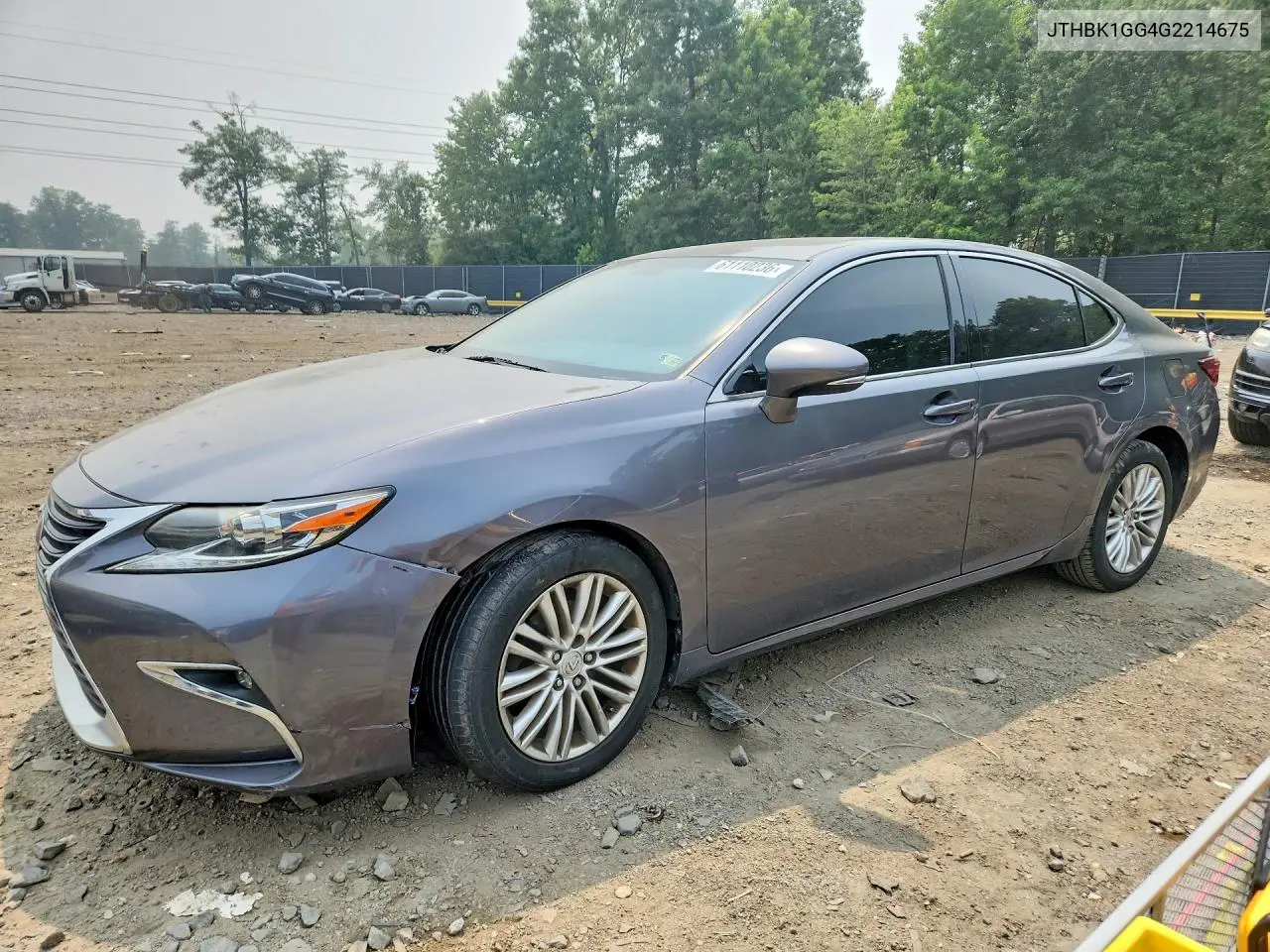 2016 Lexus Es 350 VIN: JTHBK1GG4G2214675 Lot: 61110236