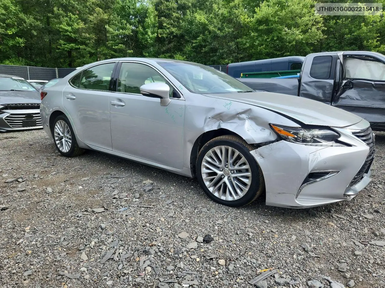 2016 Lexus Es 350 VIN: JTHBK1GG0G2215418 Lot: 61498616