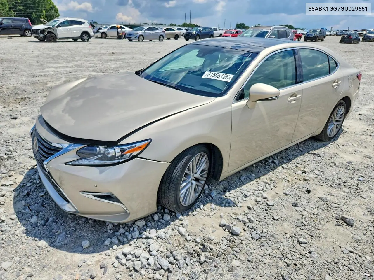 2016 Lexus Es 350 VIN: 58ABK1GG7GU029661 Lot: 61566136