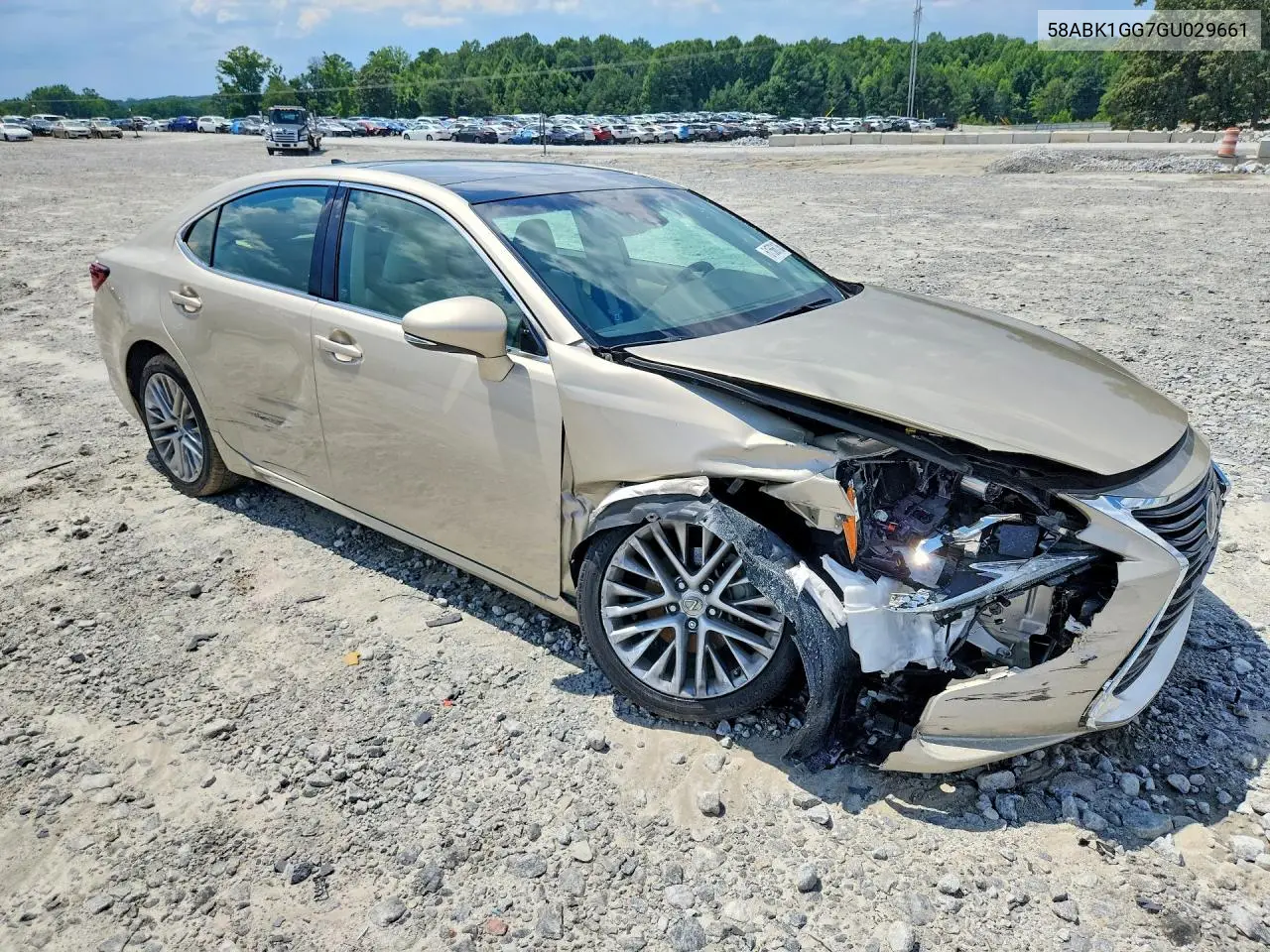 2016 Lexus Es 350 VIN: 58ABK1GG7GU029661 Lot: 61566136