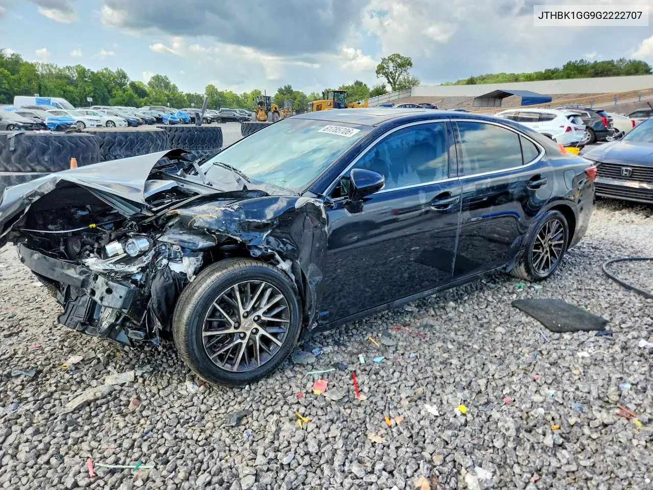 2016 Lexus Es 350 VIN: JTHBK1GG9G2222707 Lot: 61785706