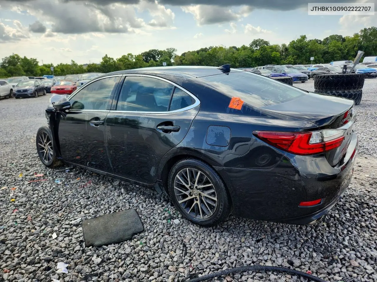 2016 Lexus Es 350 VIN: JTHBK1GG9G2222707 Lot: 61785706