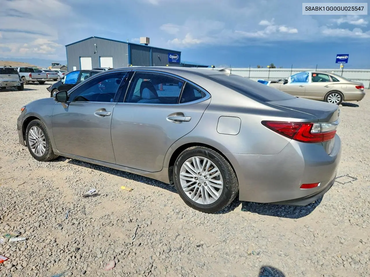 2016 Lexus Es 350 VIN: 58ABK1GG0GU025547 Lot: 61886906
