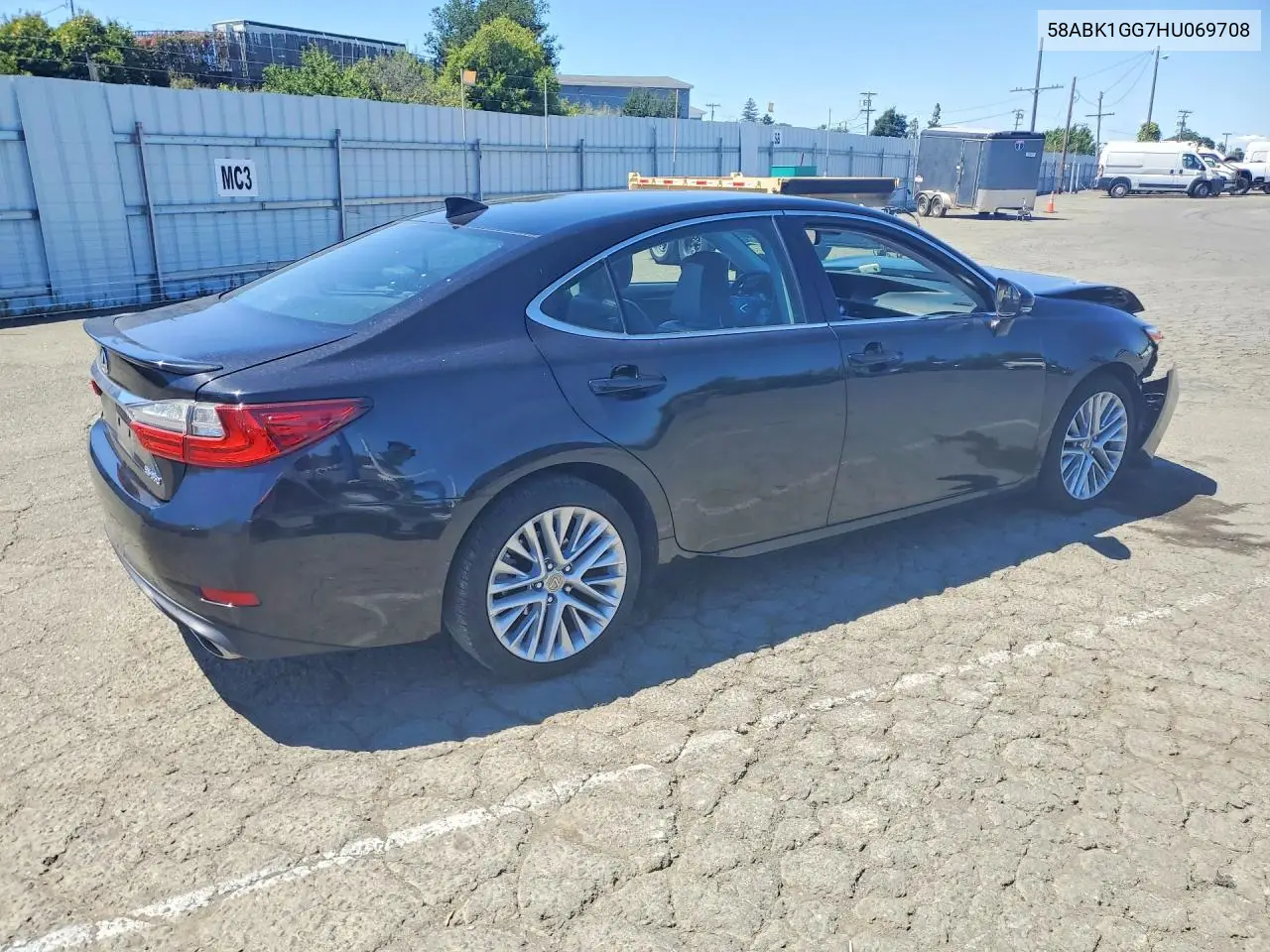 2017 Lexus Es 350 VIN: 58ABK1GG7HU069708 Lot: 56813446