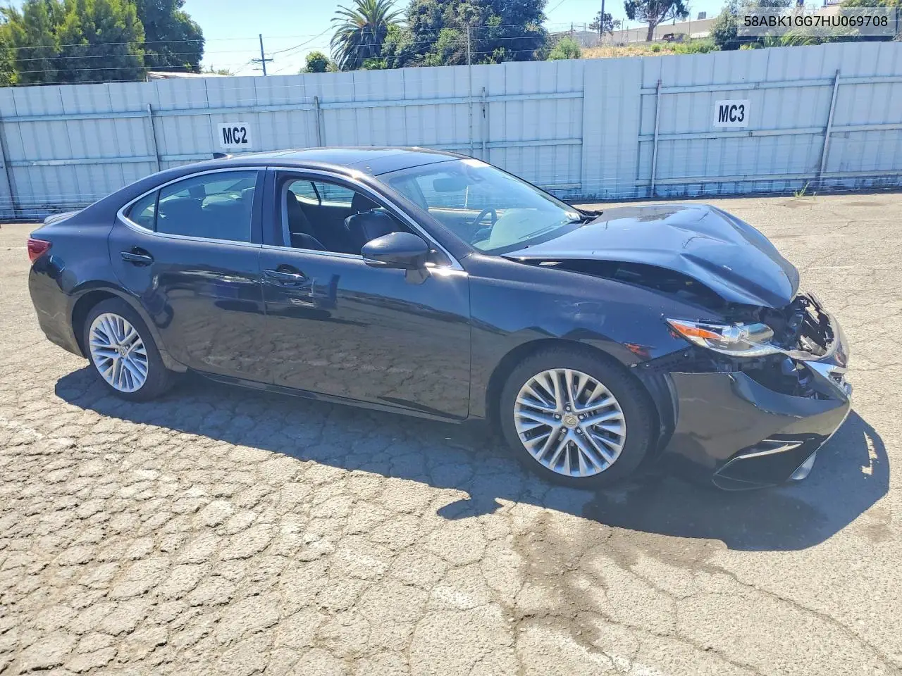 2017 Lexus Es 350 VIN: 58ABK1GG7HU069708 Lot: 56813446