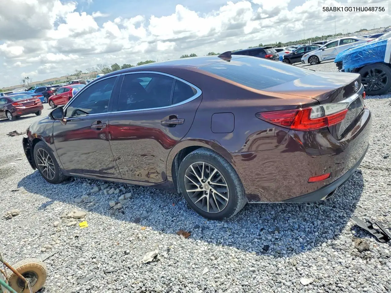 2017 Lexus Es 350 VIN: 58ABK1GG1HU048756 Lot: 57323516