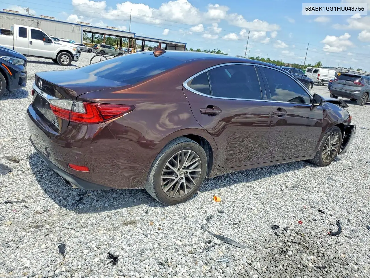 2017 Lexus Es 350 VIN: 58ABK1GG1HU048756 Lot: 57323516