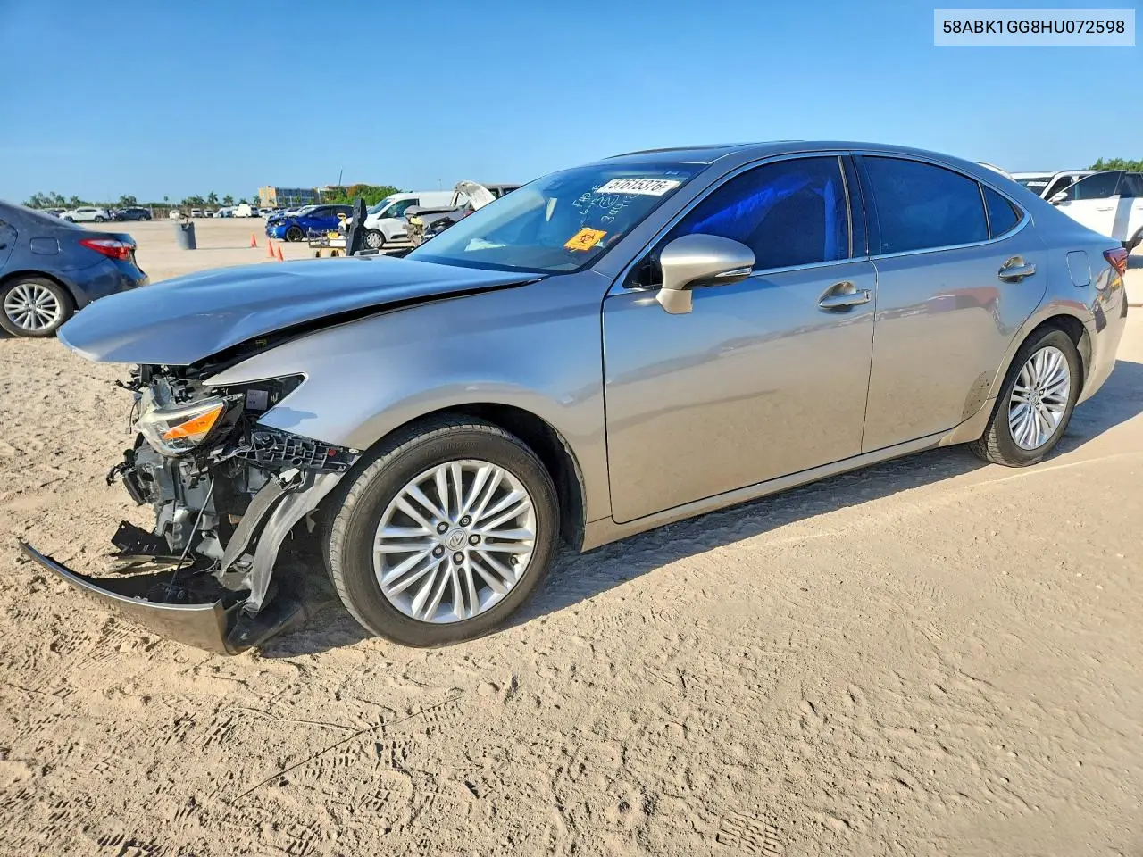 2017 Lexus Es 350 VIN: 58ABK1GG8HU072598 Lot: 57615376