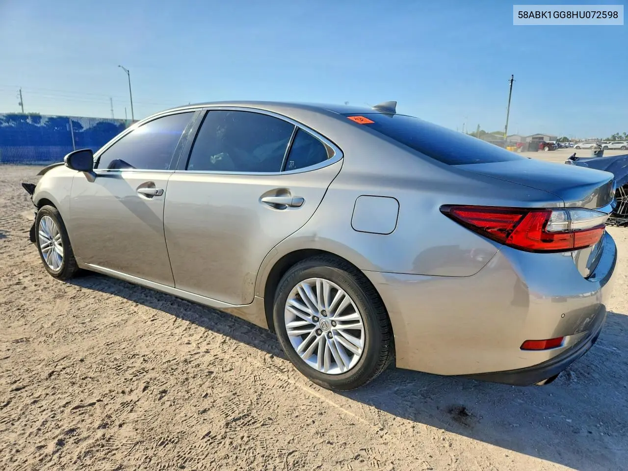 2017 Lexus Es 350 VIN: 58ABK1GG8HU072598 Lot: 57615376