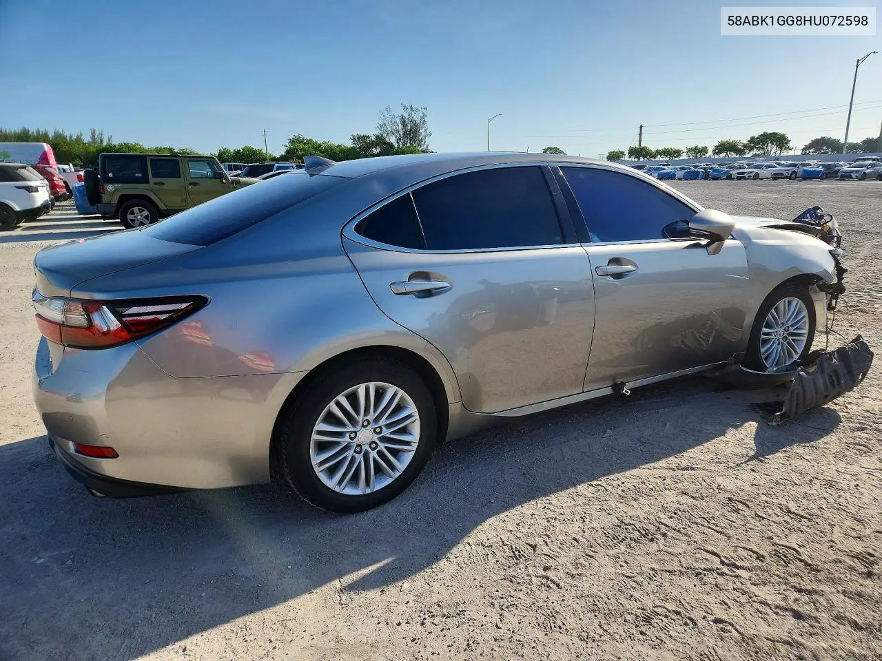 2017 Lexus Es 350 VIN: 58ABK1GG8HU072598 Lot: 57615376