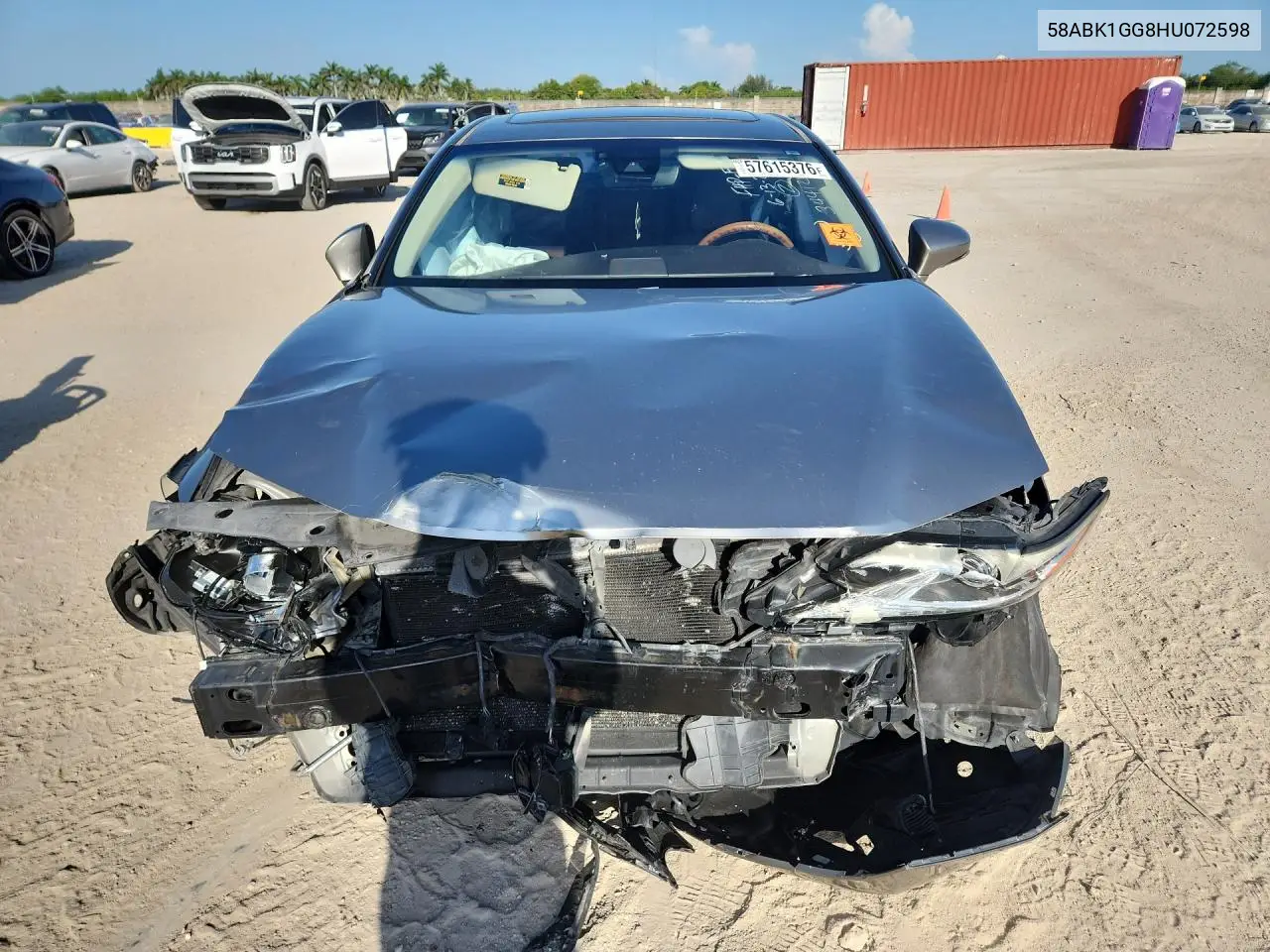2017 Lexus Es 350 VIN: 58ABK1GG8HU072598 Lot: 57615376
