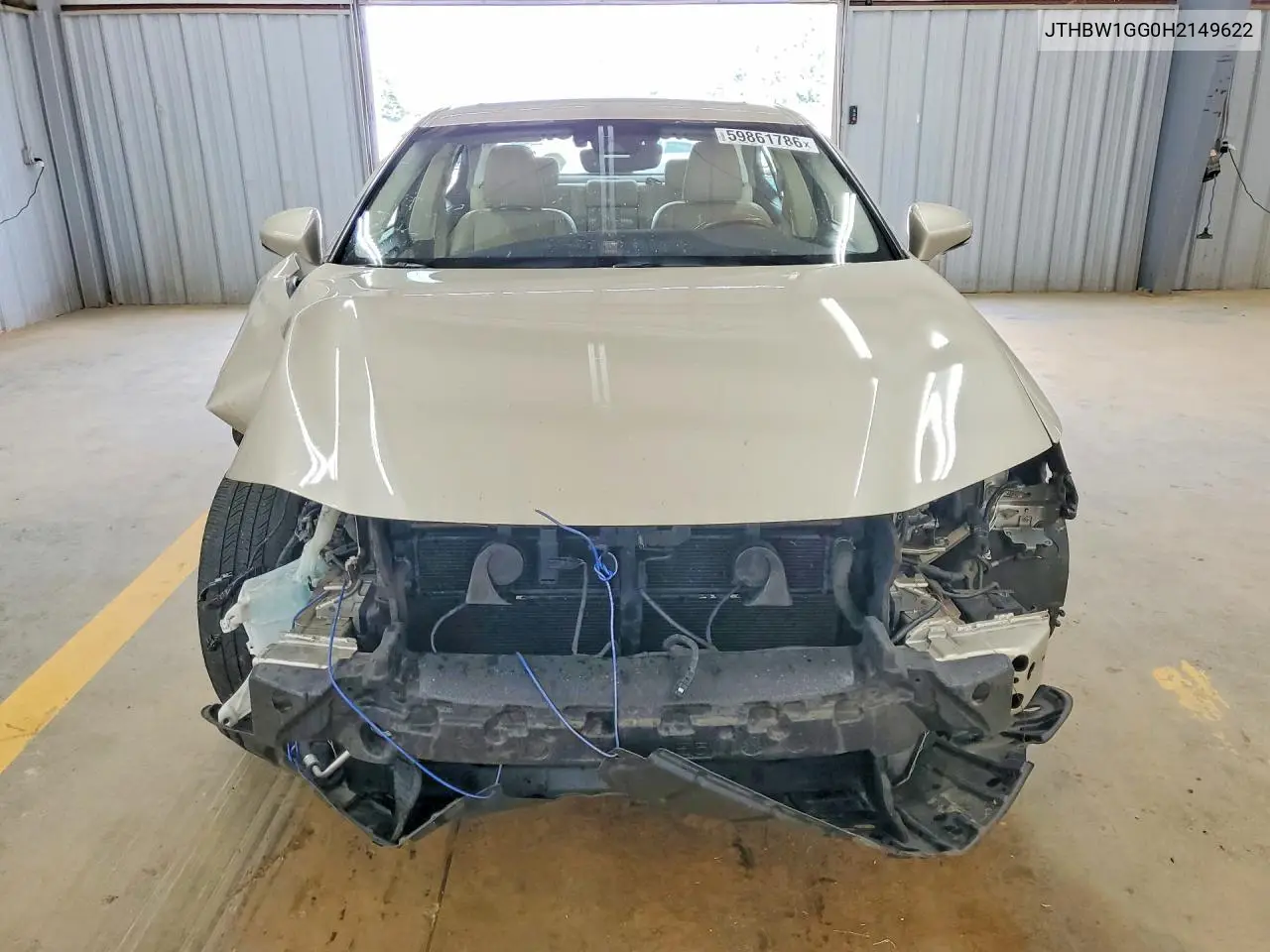 2017 Lexus Es 300H VIN: JTHBW1GG0H2149622 Lot: 59861786