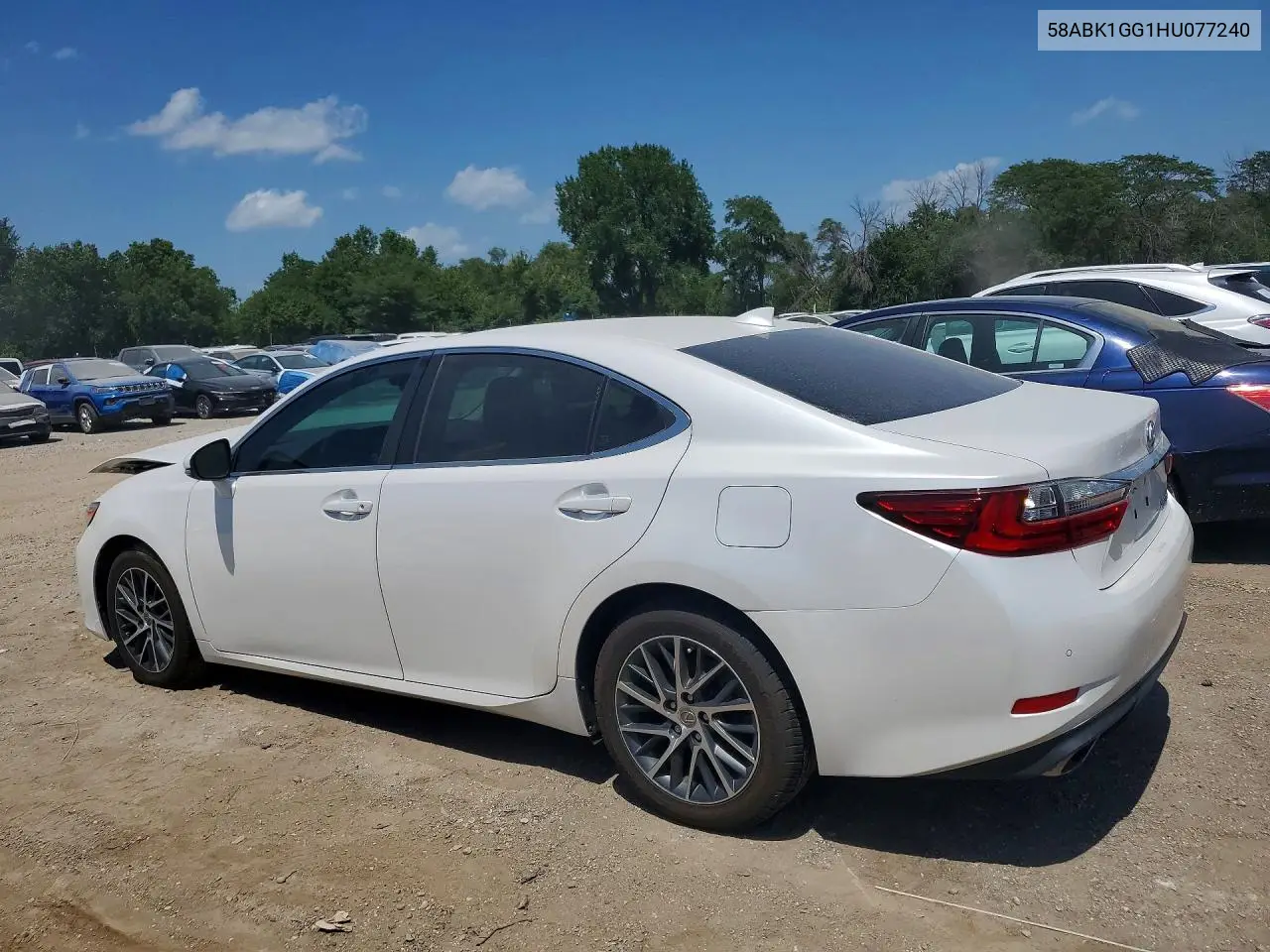 2017 Lexus Es 350 VIN: 58ABK1GG1HU077240 Lot: 60632996