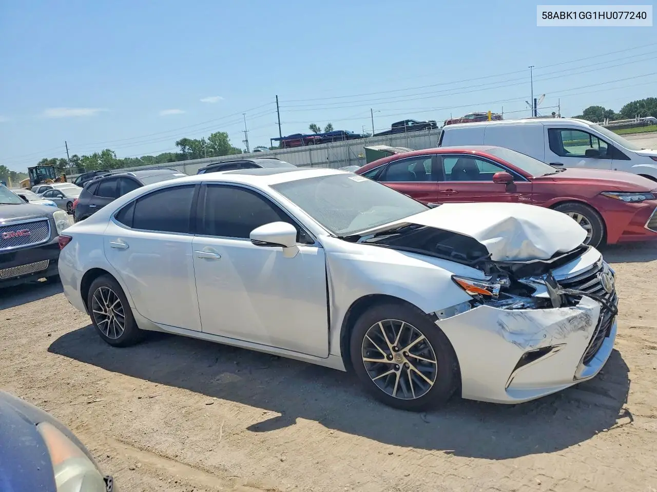 2017 Lexus Es 350 VIN: 58ABK1GG1HU077240 Lot: 60632996