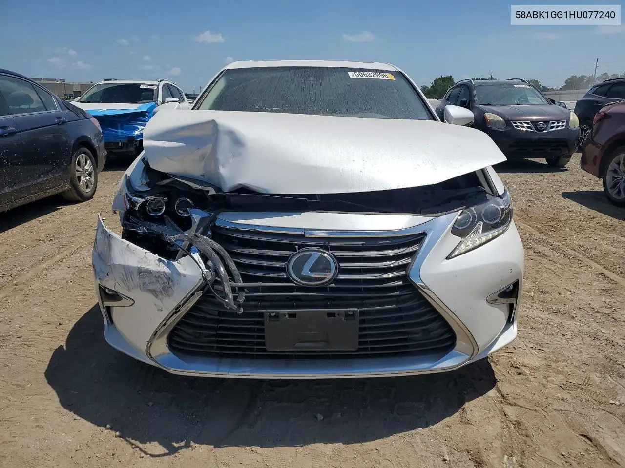 2017 Lexus Es 350 VIN: 58ABK1GG1HU077240 Lot: 60632996