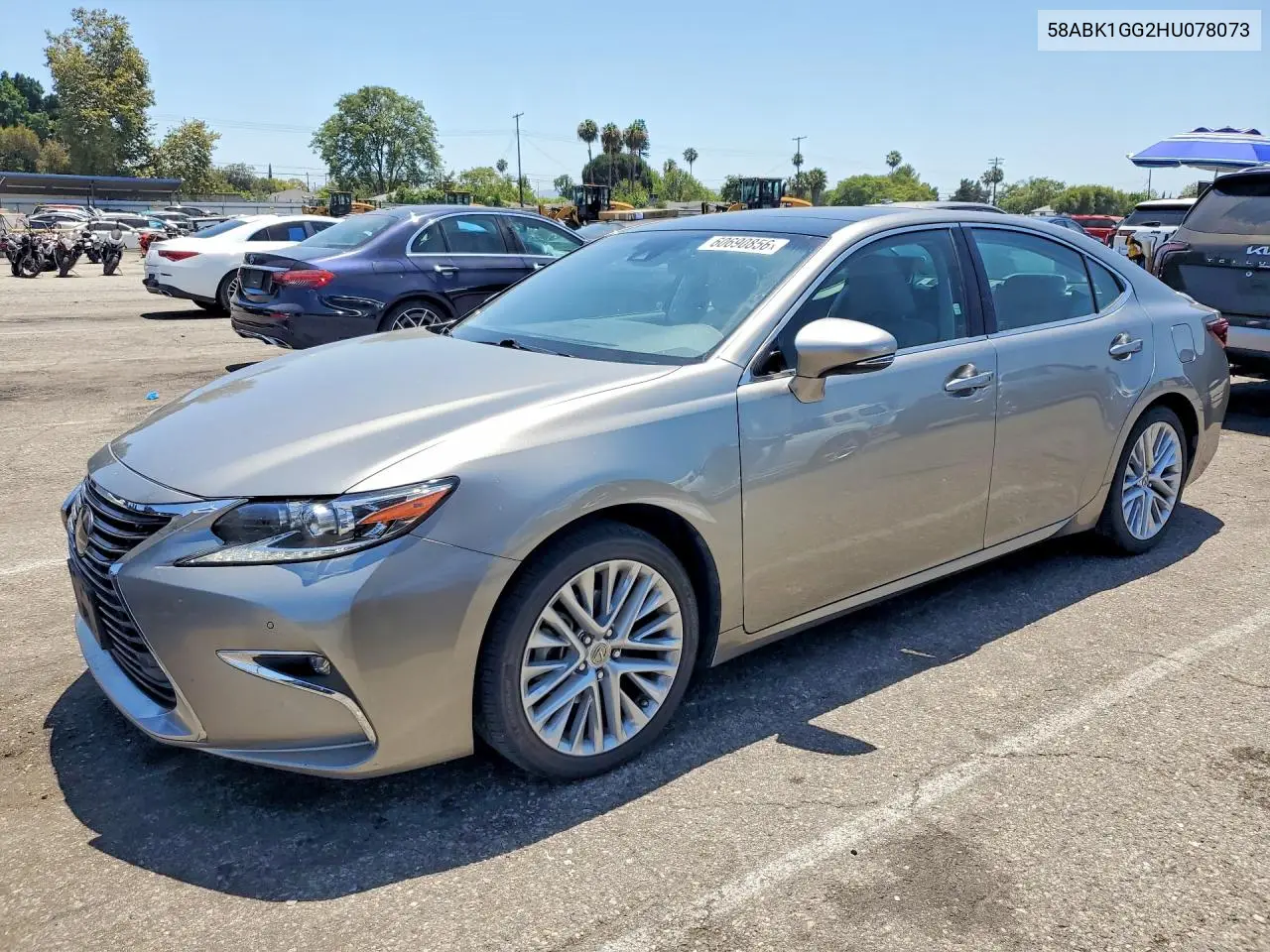 2017 Lexus Es 350 VIN: 58ABK1GG2HU078073 Lot: 60690856