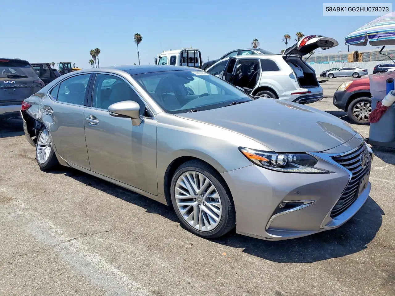 2017 Lexus Es 350 VIN: 58ABK1GG2HU078073 Lot: 60690856