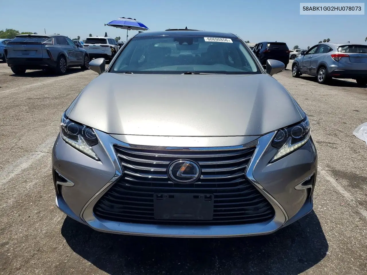 2017 Lexus Es 350 VIN: 58ABK1GG2HU078073 Lot: 60690856